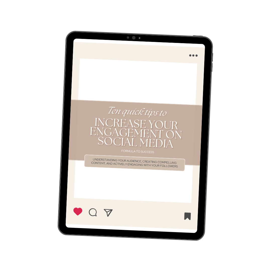 Increase Your Engagement On Social Media Ebook